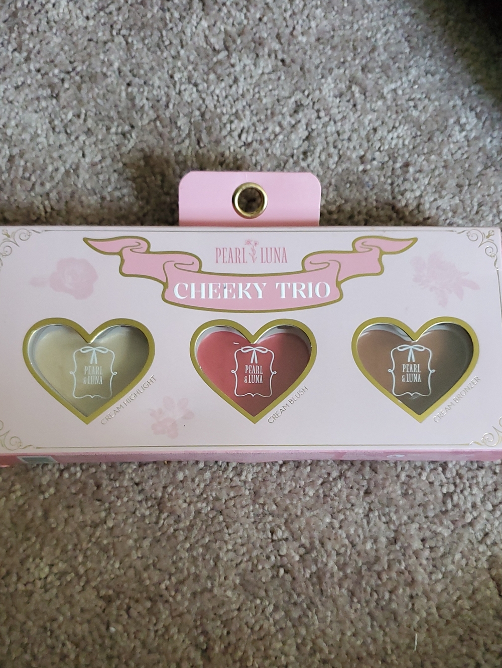 Cheeky Trio Cream Blush & Highlight Set - Pink